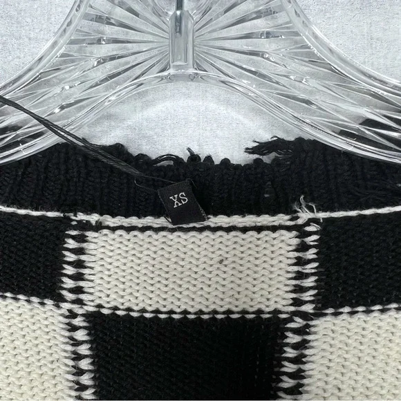 ❌SOLD❌R13 Distressed Edge Checkered Cardigan - Picture 7 of 9